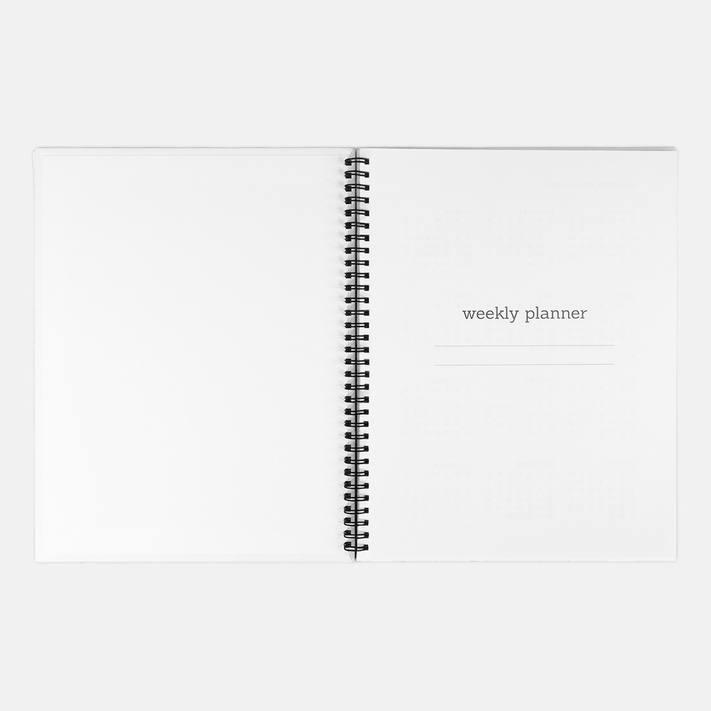 Planner Hardcover Spiral 8.5 x 11