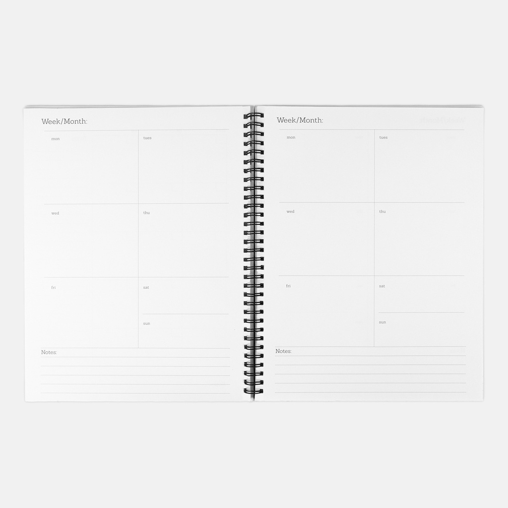 Planner Hardcover Spiral 8.5 x 11