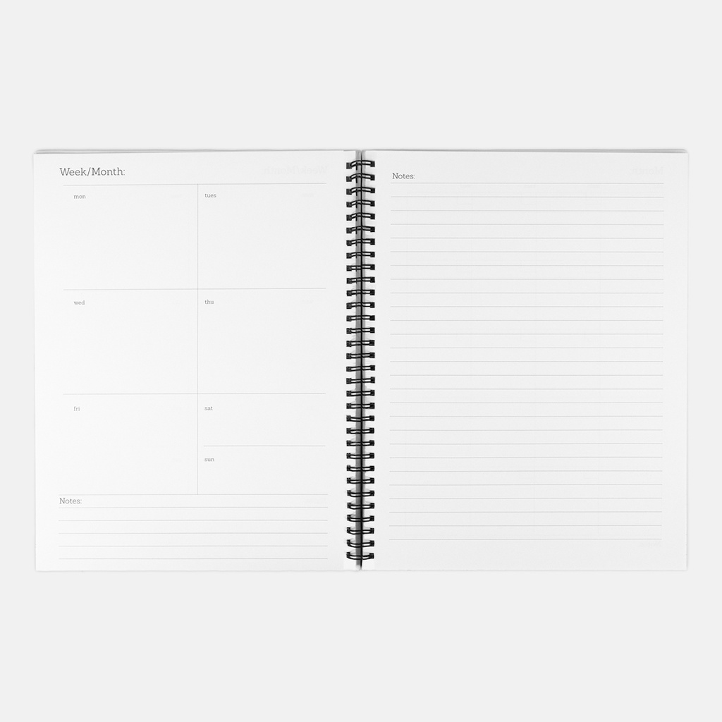 Planner Hardcover Spiral 8.5 x 11