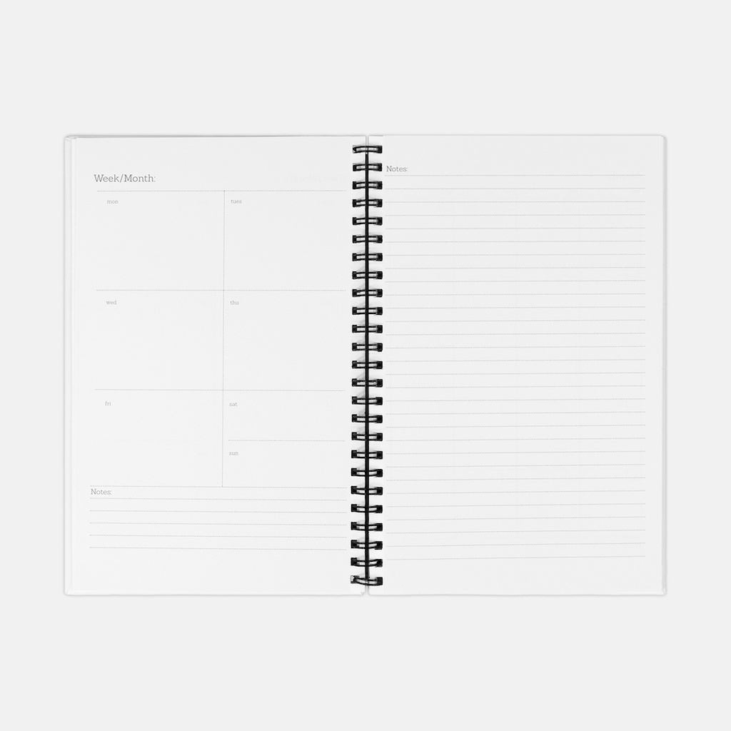 Planner Hardcover Spiral 5.5 x 8.5