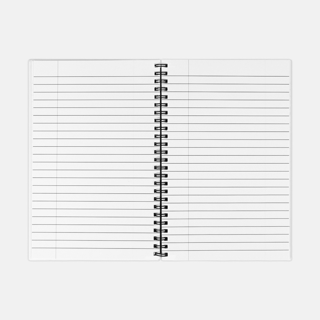 Notebook Hardcover Spiral 5.5 x 8.5