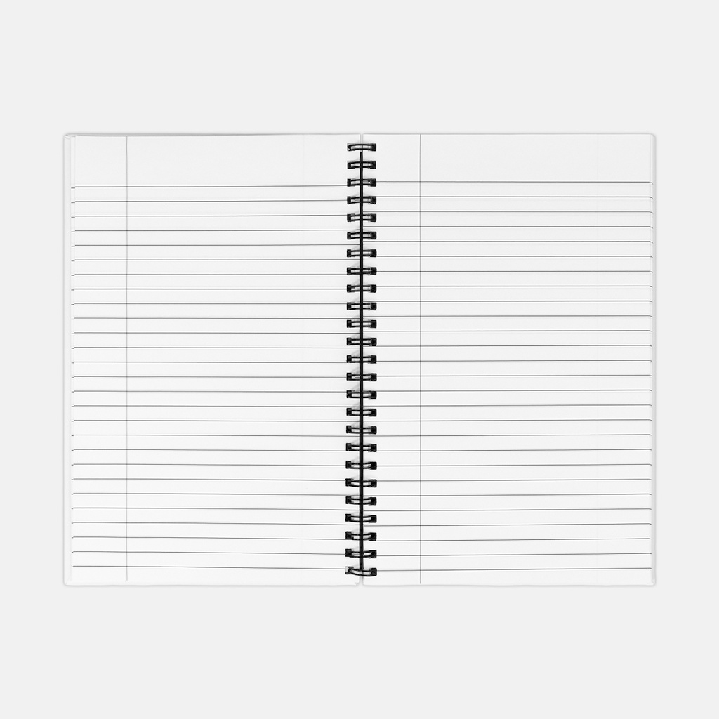 Notebook Hardcover Spiral 5.5 x 8.5