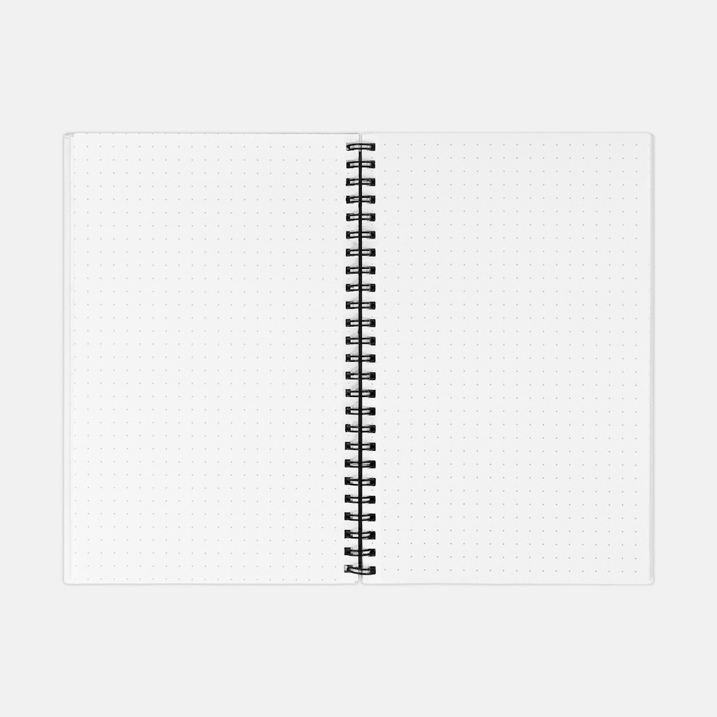 Notebook Hardcover Spiral 5.5 x 8.5