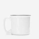 Ceramic Camp Mug 13oz White