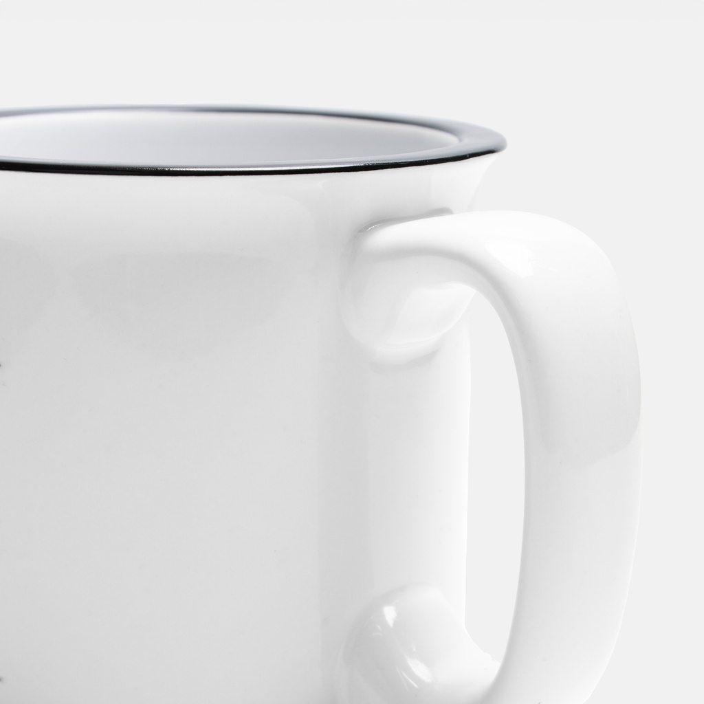 Ceramic Camp Mug 13oz White