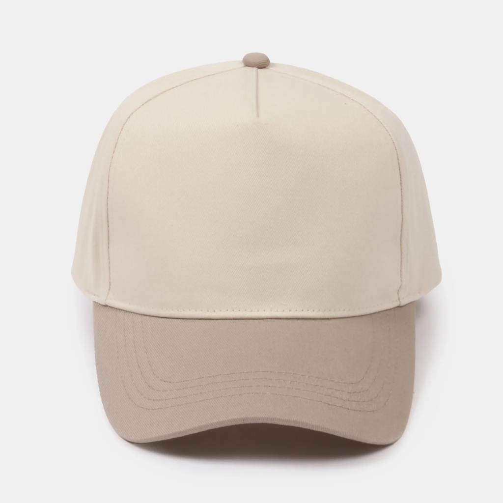 Two-Tone 5 Panel Baseball Cap