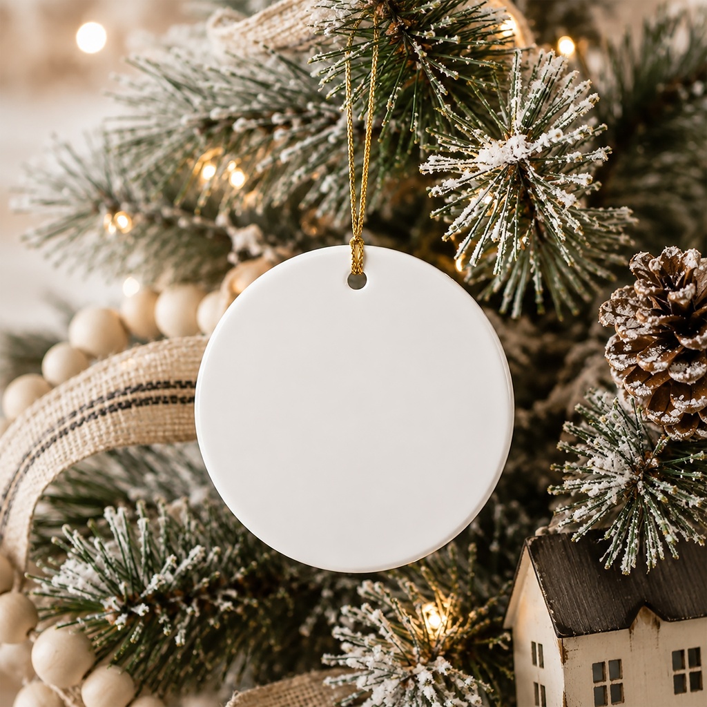 Ornament - Ceramic (Round)