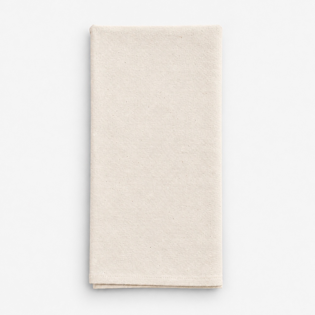 Organic Cotton Tea Towel Flour Sack, (Embroidery)