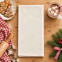 Organic Cotton Tea Towel Flour Sack, (Embroidery)