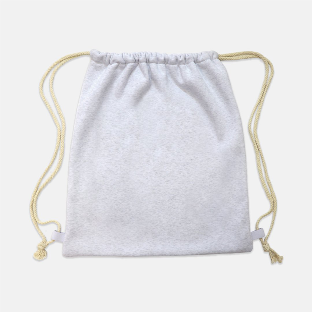 Drawstring Sweatshirt Bag (Gray)