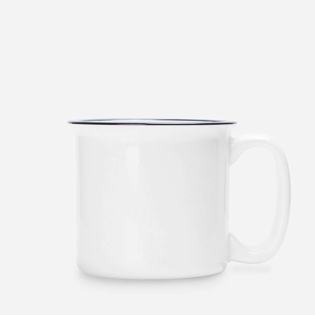 Ceramic Camp Mug White 13oz