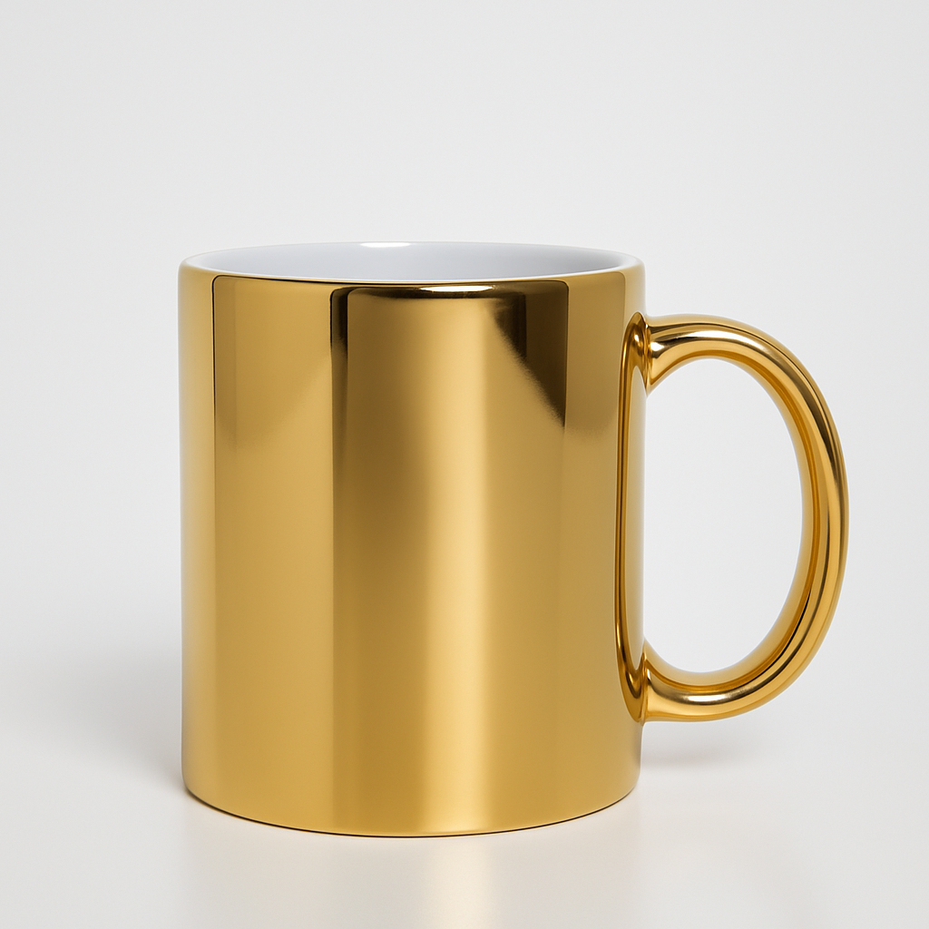 Mug 11oz Chrome (Gold)