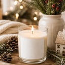 Straight-Sided Clear Glass Candle 12.5oz - Libbey 2917