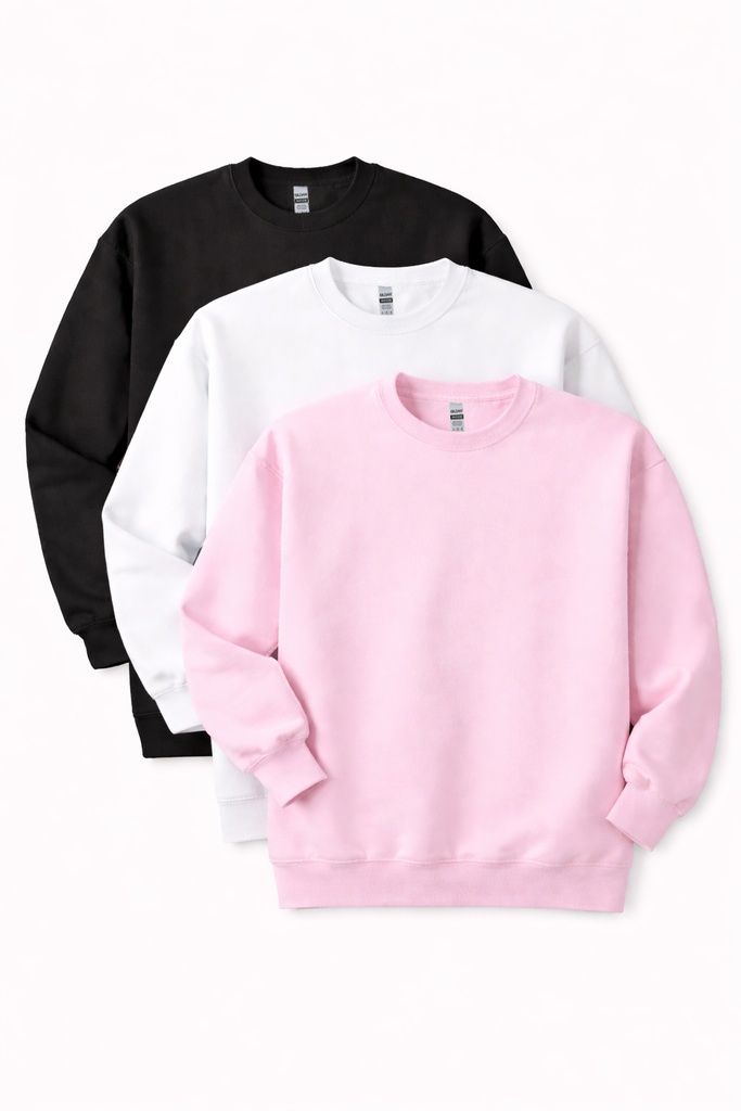 DTG Unisex Crew Neck Sweatshirt Gildan 18000