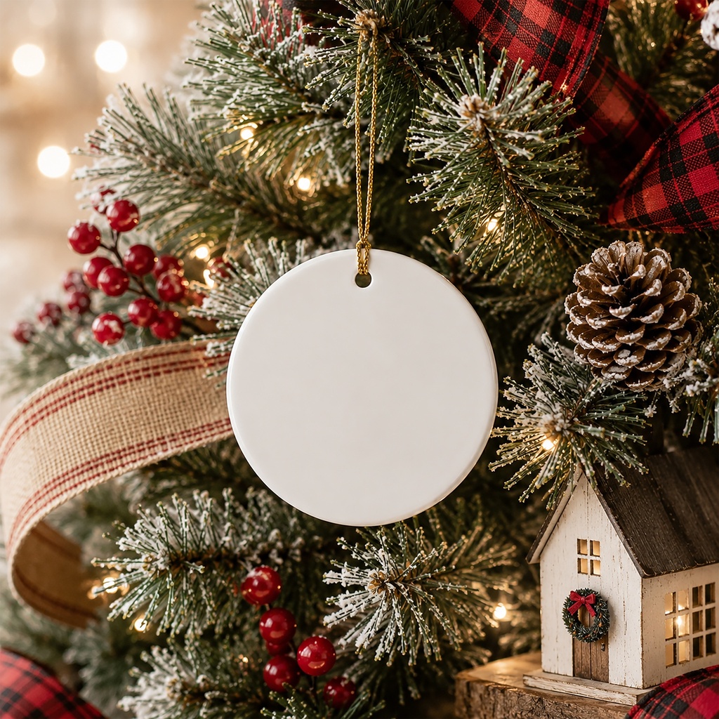 Ornament - Ceramic (Round)