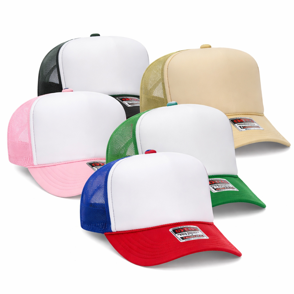 帽子 Beeden BDN FOAM PRINT MESH CAP Foam Trucker Hat Otto 39-165 | Printed Mint