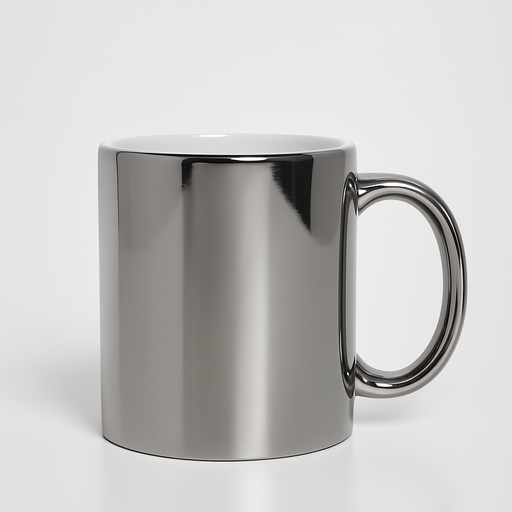 [K36-S] Mug 11oz Chrome (Silver)
