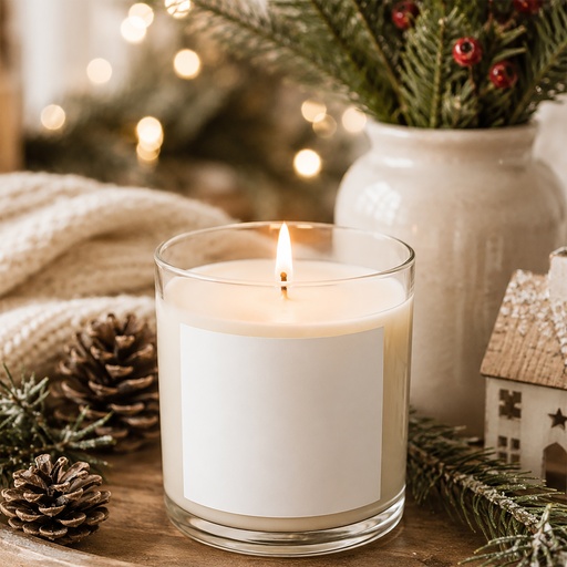 Straight-Sided Clear Glass Candle 12.5oz - Libbey 2917