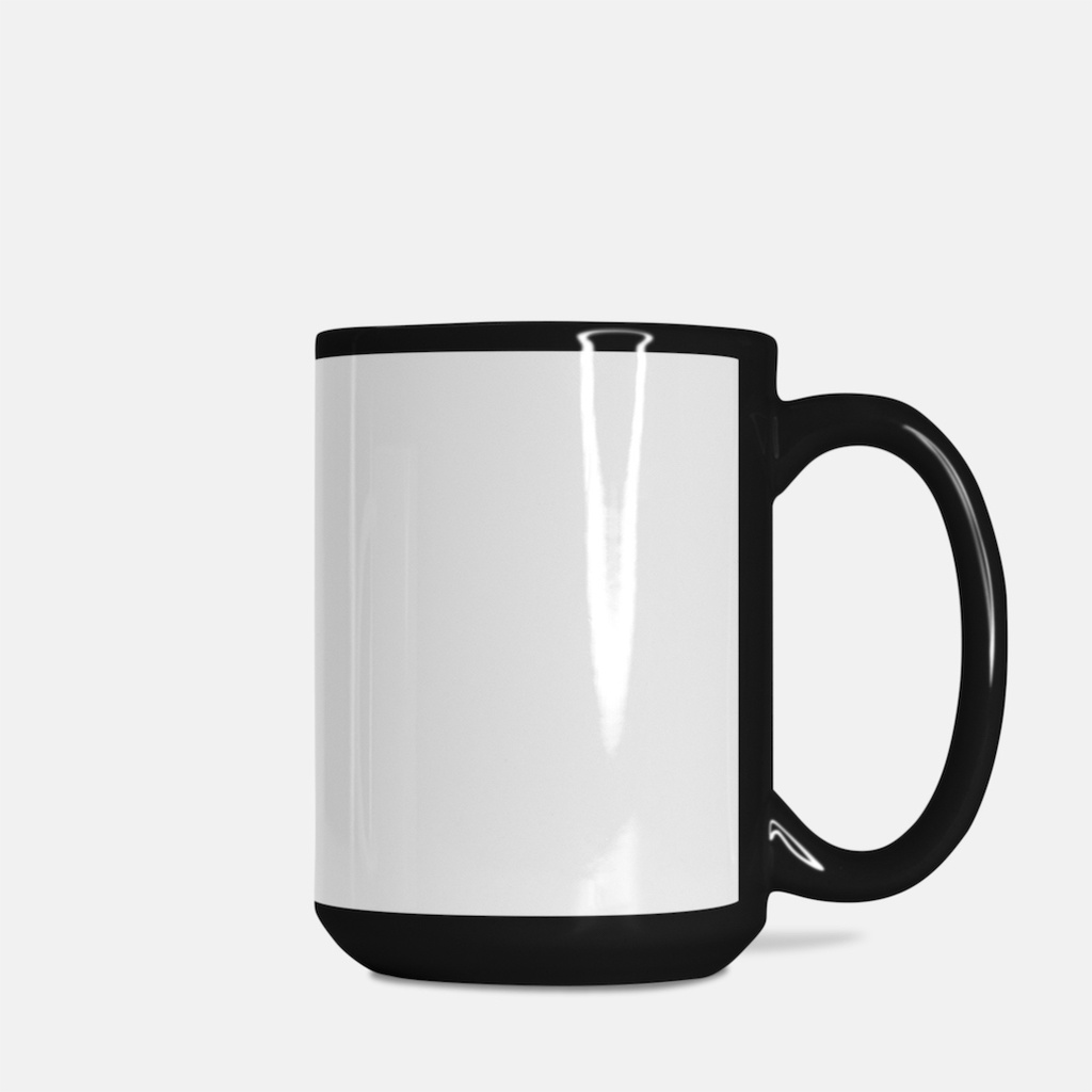 Mug Deluxe 15oz. Black | Printed Mint