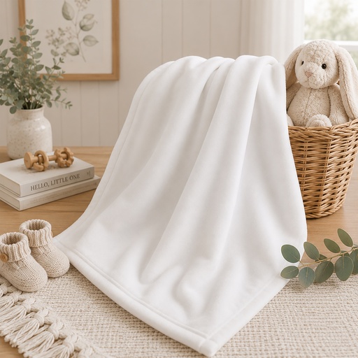 [C34-C] Soft Fleece Blanket - 30" x 40"