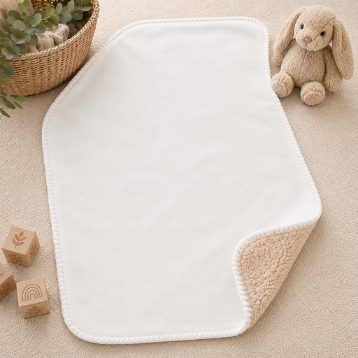[C44] Sherpa Blanket - 30" x 40"(SAND)