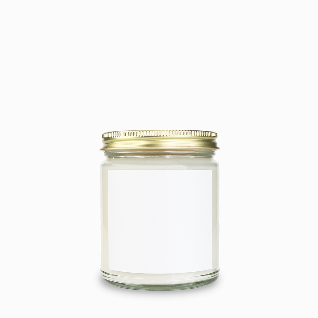 Candle Clear Jar 9oz | Printed Mint